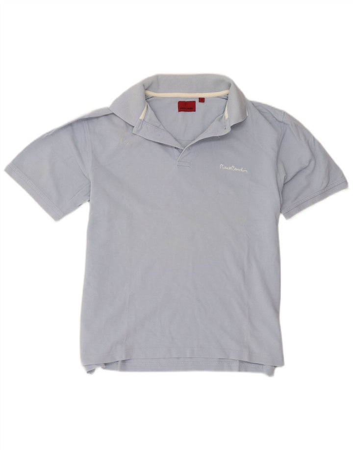 Męska koszulka polo Pierre Cardin, mała, niebieska, bawełniana