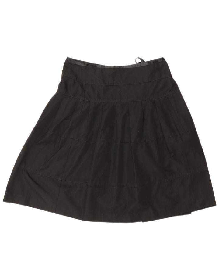 JOSEPH Damska spódnica kopertowa EU 36 Small W26 Czarny Triacetate Classic