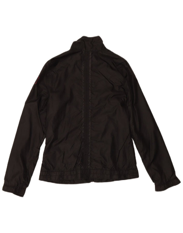 PUMA Womens Bomber Jacket UK 8 Small Black Polyester