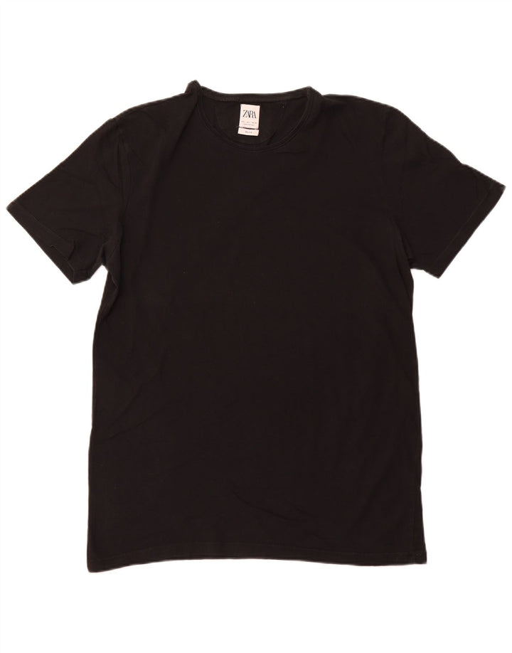 Męski T-shirt Zara, duży, czarny