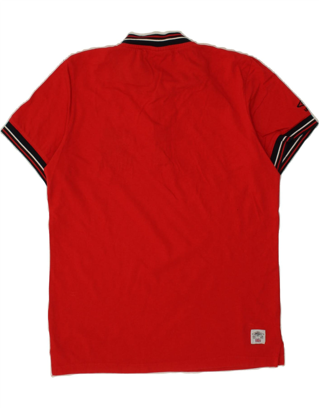 UMBRO Mens Polo Shirt Large Red Vintage Umbro and Second-Hand Umbro from Messina Hembry 