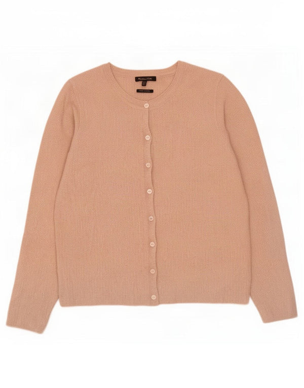 Sweter damski Massimo Dutti rozpinany UK 6 XS, różowa wiskoza
