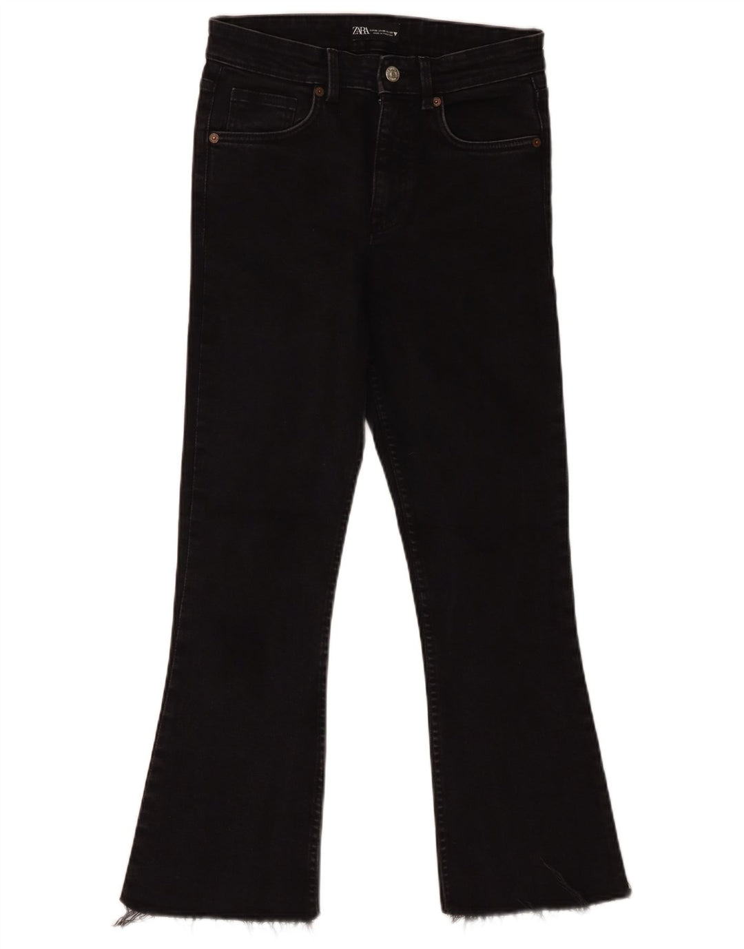 Damskie jeansy Bootcut Zara EU 38 Small W28 L27 Czarne