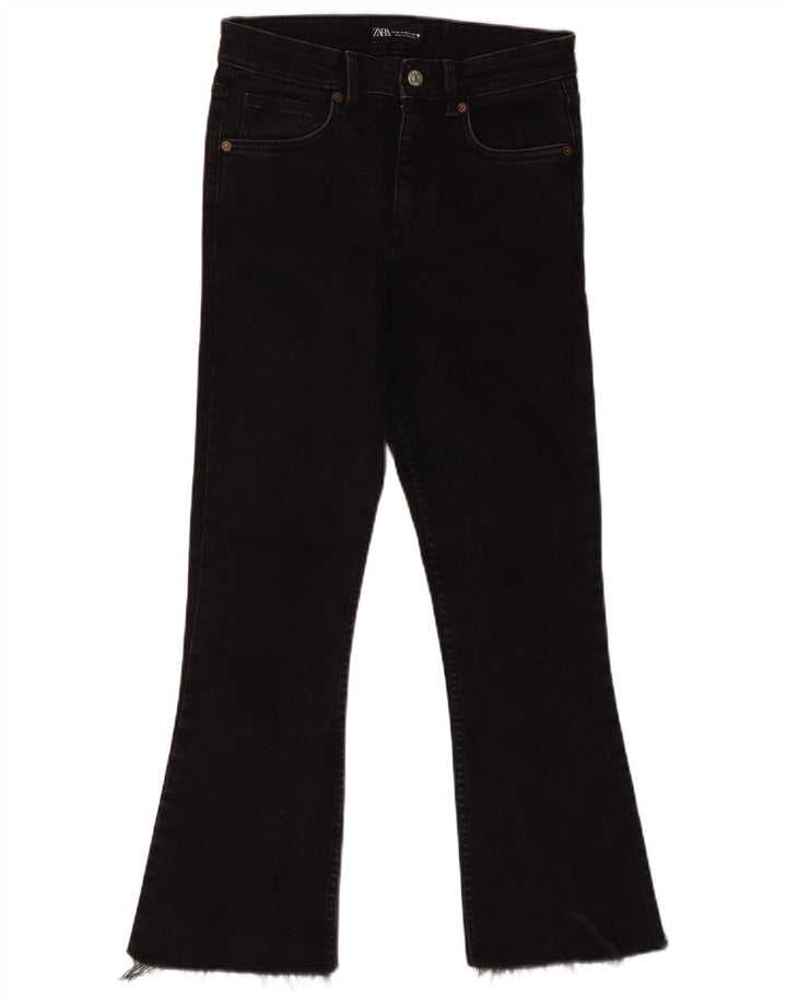 Damskie jeansy Bootcut Zara EU 38 Small W28 L27 Czarne
