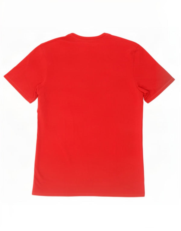 Męski T-shirt z grafiką Levi's, duży, czerwony, bawełniany