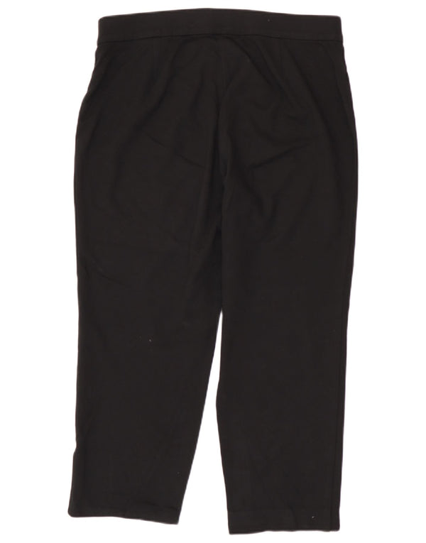 Spodnie damskie Marks & Spencer UK 16 Large W34 L24 Czarna wiskoza