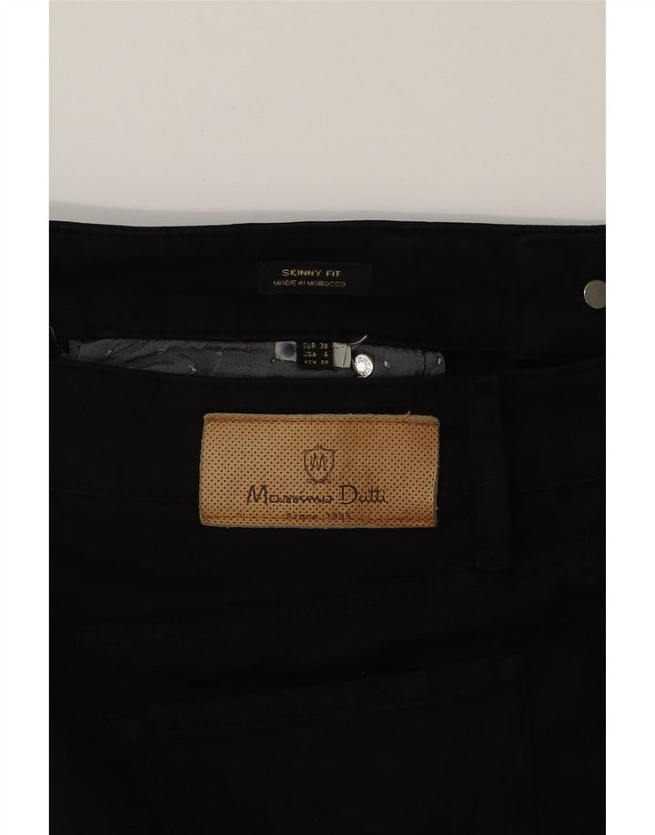 MASSIMO DUTTI Womens Skinny Jeans EU 38 Small W28 L29 Black Vintage Massimo Dutti and Second-Hand Massimo Dutti from Messina Hembry 