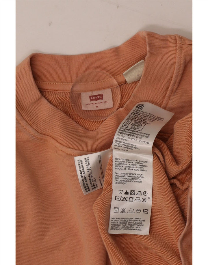 Damski sweter oversize LEVI'S UK 14, średni brąz, bawełna