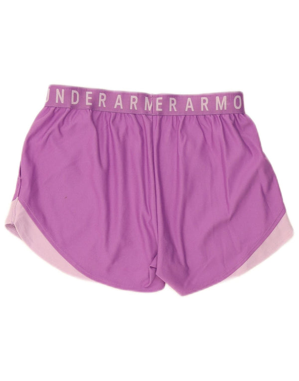 Damskie spodenki sportowe Under Armour Graphic UK 10, małe fioletowe bloki kolorów