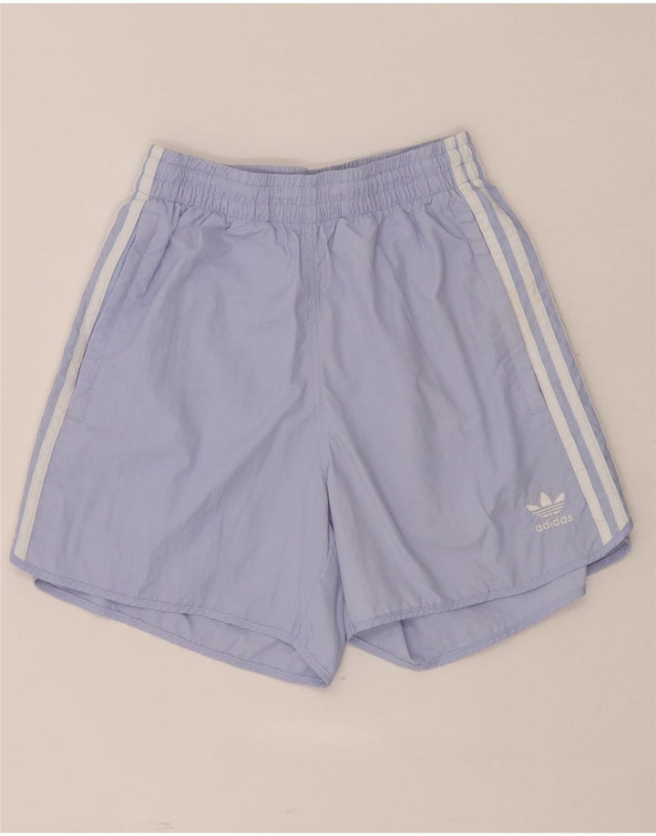 Damskie spodenki sportowe Adidas UK 8 Mały fioletowy poliester