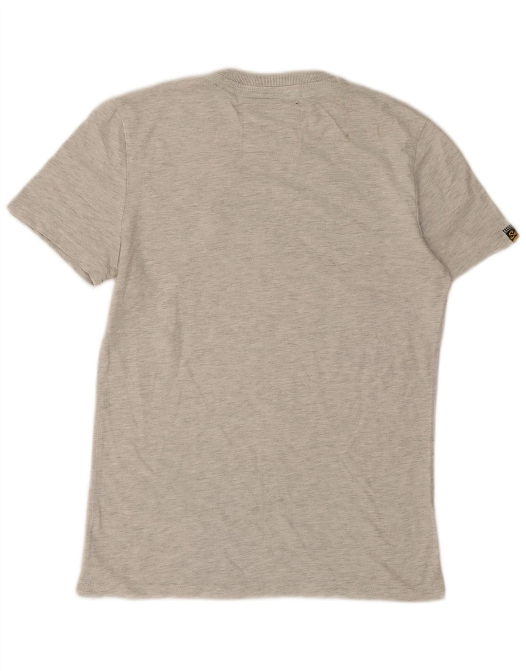 Męski T-shirt z grafiką Superdry, średnioszary, bawełniany
