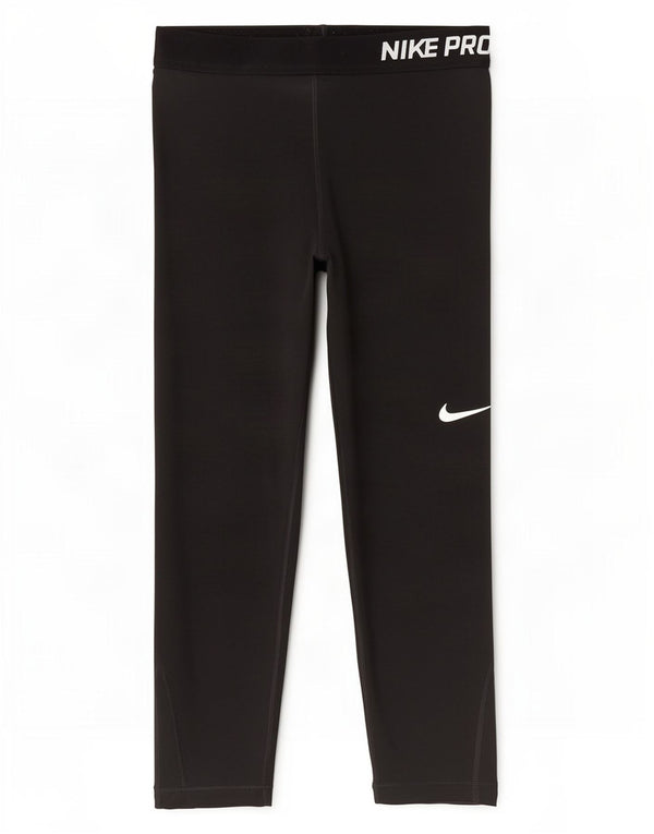 Damskie legginsy Nike Dri Fit Graphic Capri UK 8, małe, czarne, poliestrowe