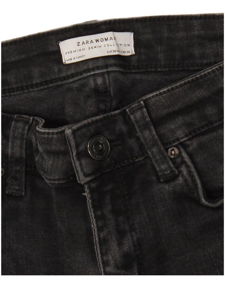 Damskie jeansy Bootcut Zara EU 36 XS W26 L26 Czarne