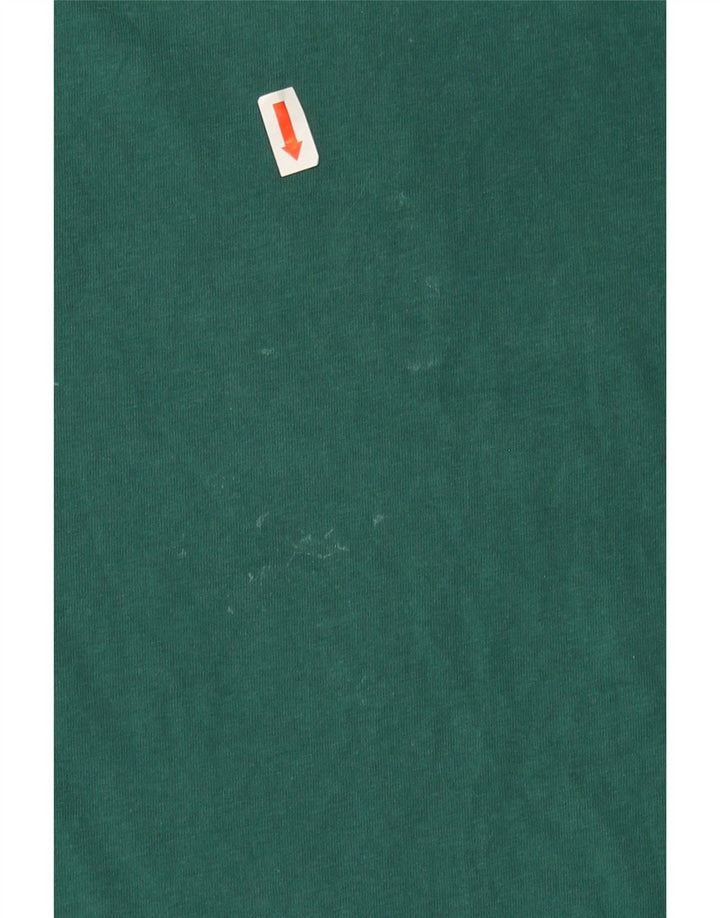 TOMMY HILFIGER Mens Regular Fit Graphic T-Shirt Top Medium Green Cotton Vintage Tommy Hilfiger and Second-Hand Tommy Hilfiger from Messina Hembry 