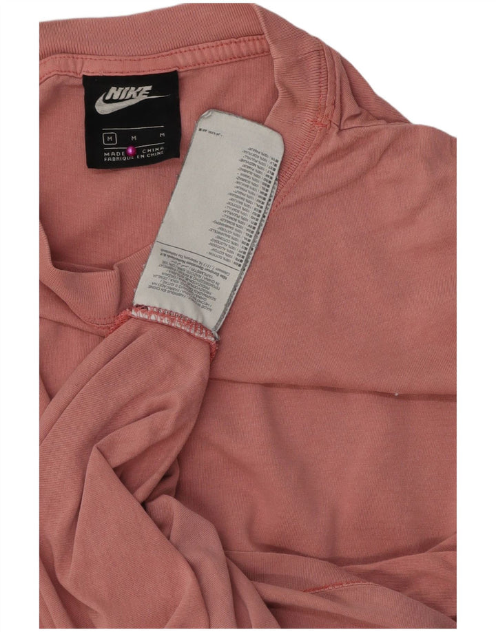 T-shirt męski Nike, średni, różowy, bawełniany