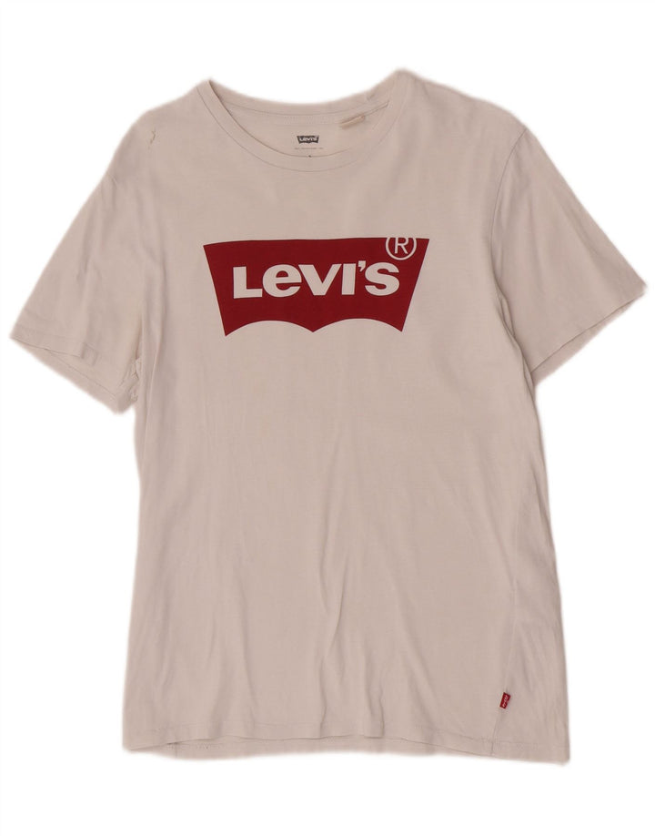 Męska koszulka Levi's o regularnym kroju z grafiką, małym, białym, bawełnianym logo