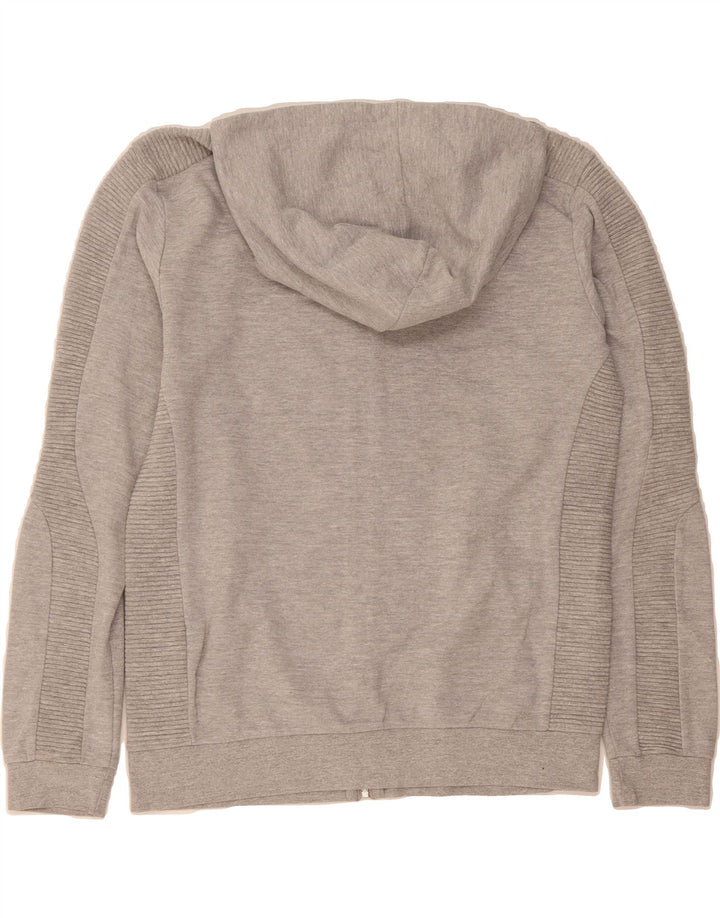 ZARA Mens Zip Hoodie Sweater Medium Grey Cotton Vintage Zara and Second-Hand Zara from Messina Hembry 