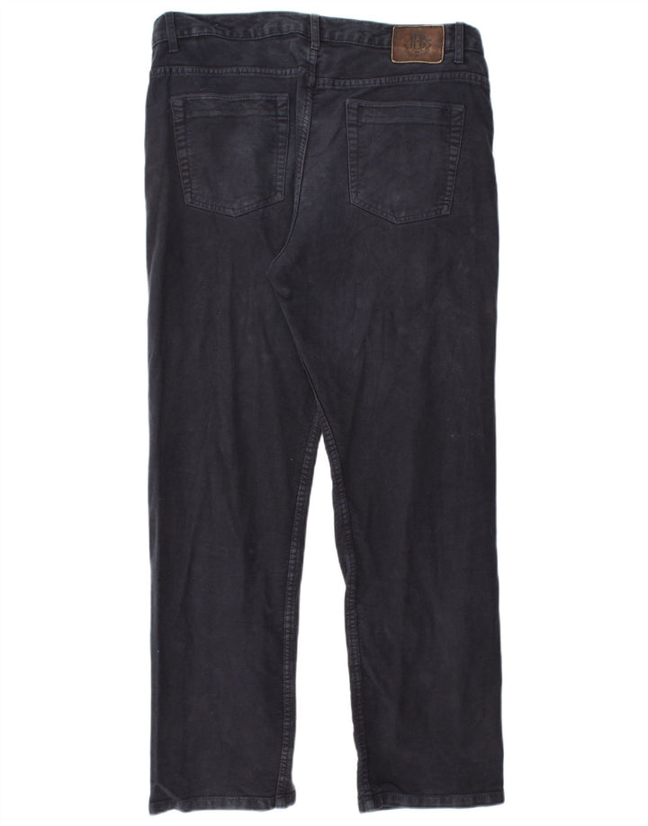 Męskie spodnie casual Marks & Spencer Blue Harbor W36 L31 granatowe