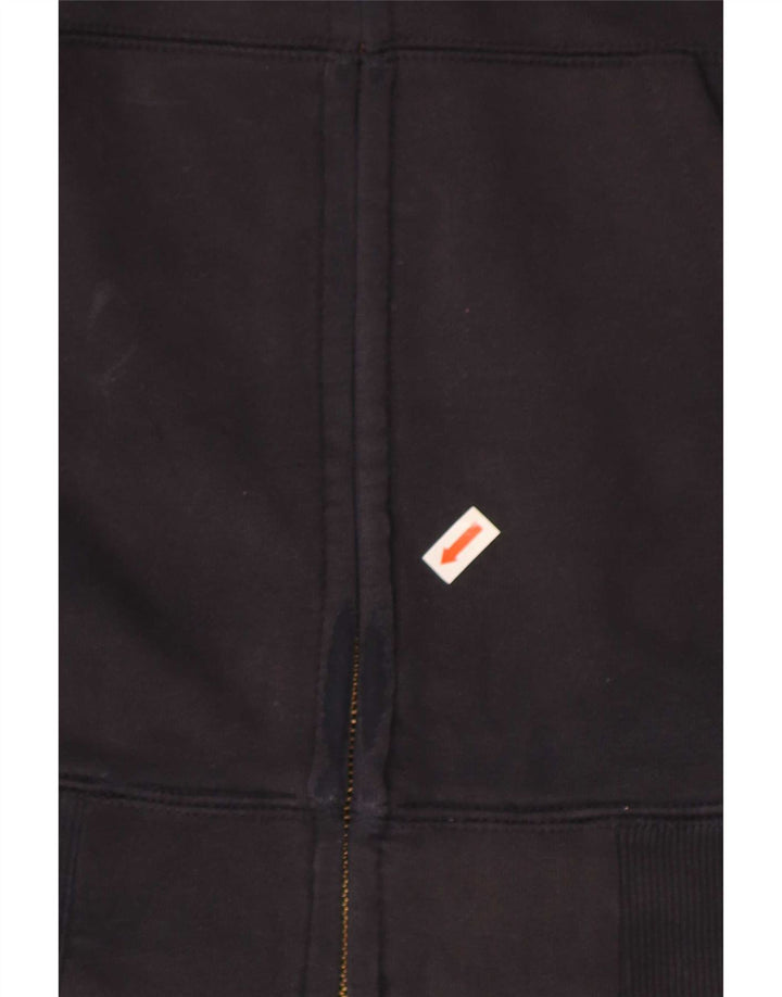 Sweter męski Carhartt z zamkiem błyskawicznym, średni granatowy, bawełniany