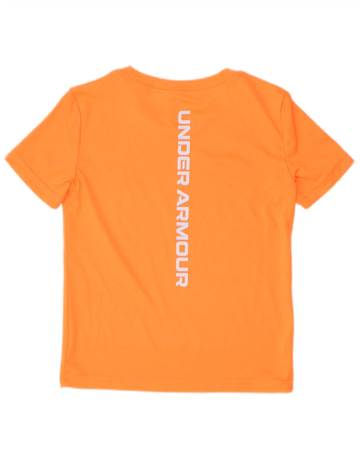 Chłopięcy T-shirt z grafiką Under Armour 3-4 lata, pomarańczowy