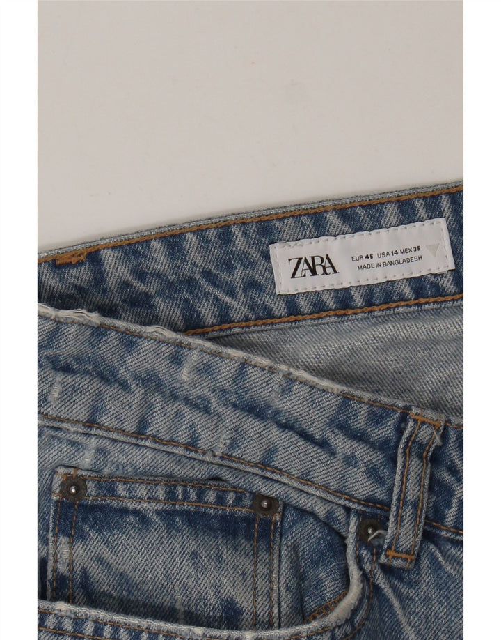 Damskie proste dżinsy Zara EU 46 XL W36 L29 Niebieskie