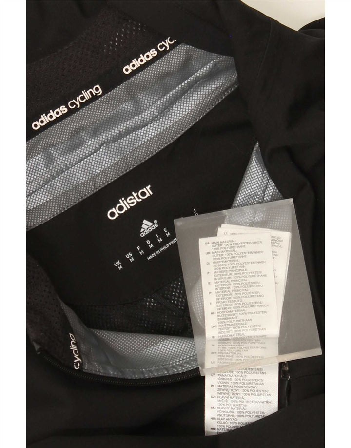 Damska kurtka przeciwdeszczowa Adidas Climacool UK 14, średni czarny poliester