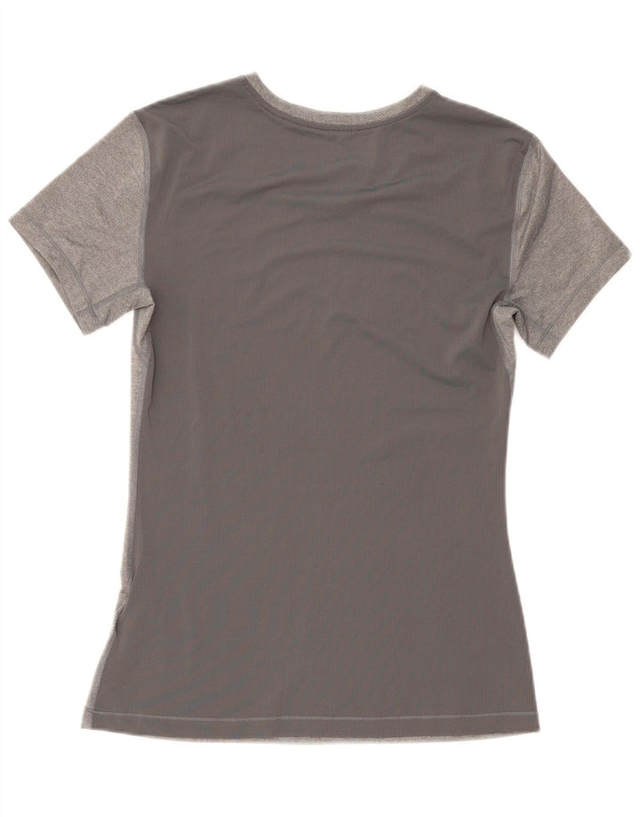 T-shirt damski Nike Dri Fit Top UK 14, duży, szary poliester