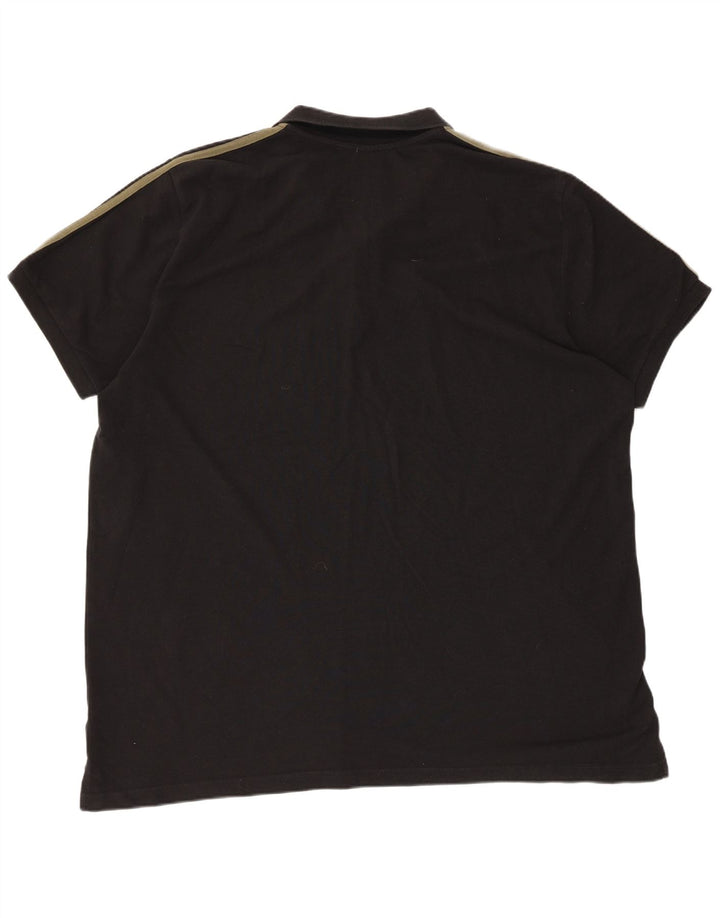 Męska koszulka polo Adidas 3XL w kolorze czarnym