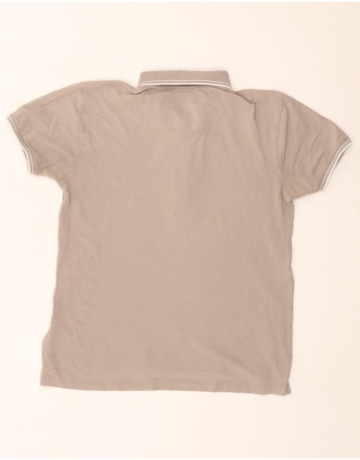 Męska koszulka polo Liu Jo, średnioszara, bawełniana