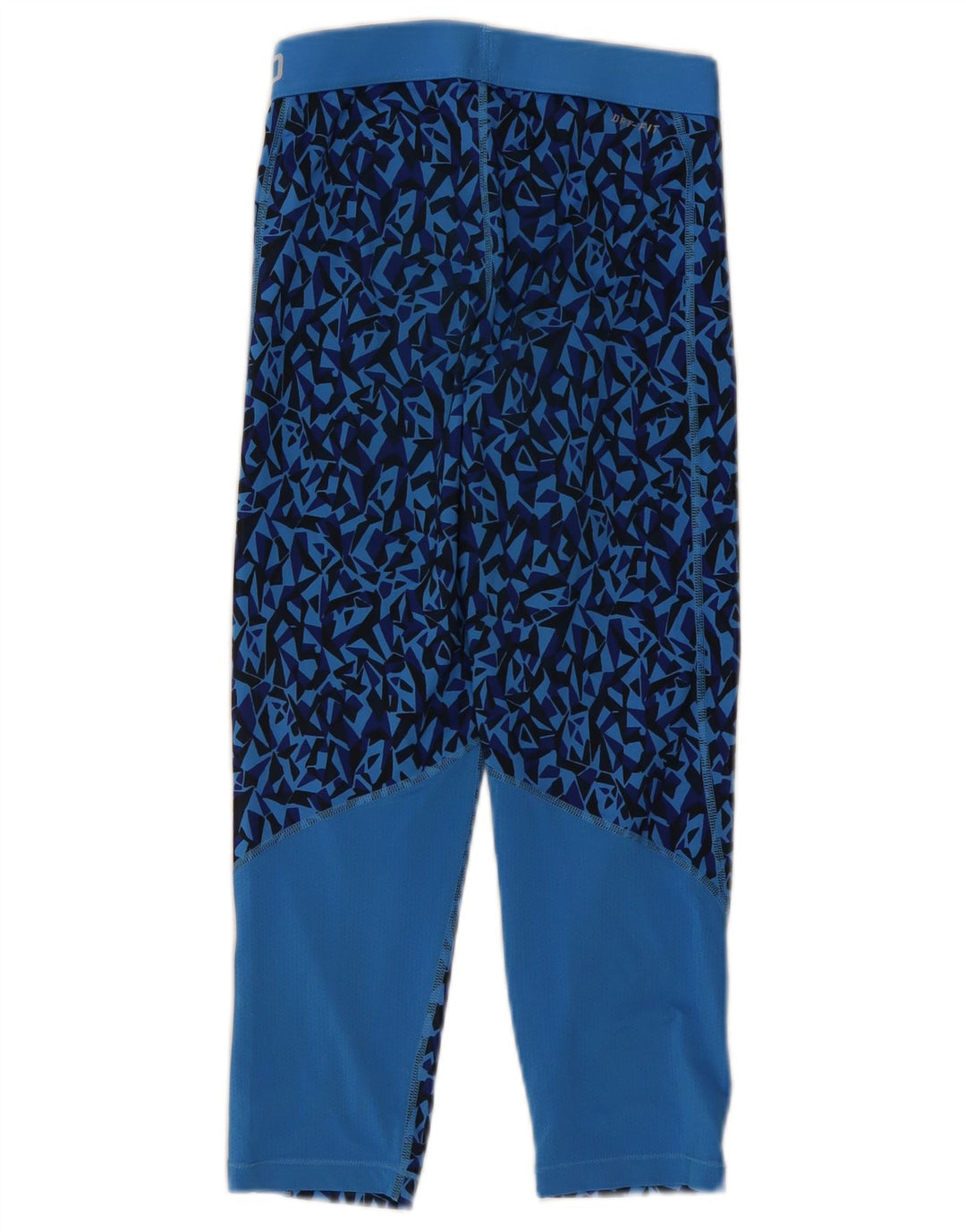 Damskie legginsy Nike Capri UK 8 Mały niebieski geometryczny poliester