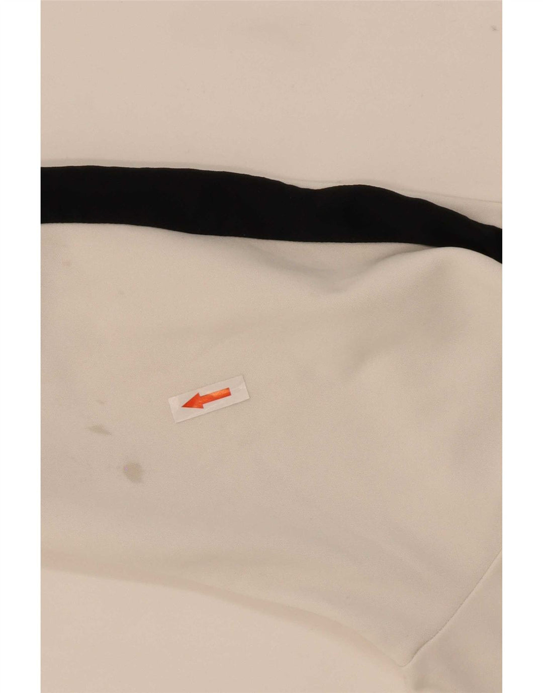 Męska bluza z kapturem Nike Dri Fit, mała, biała, poliestrowa z blokami kolorów