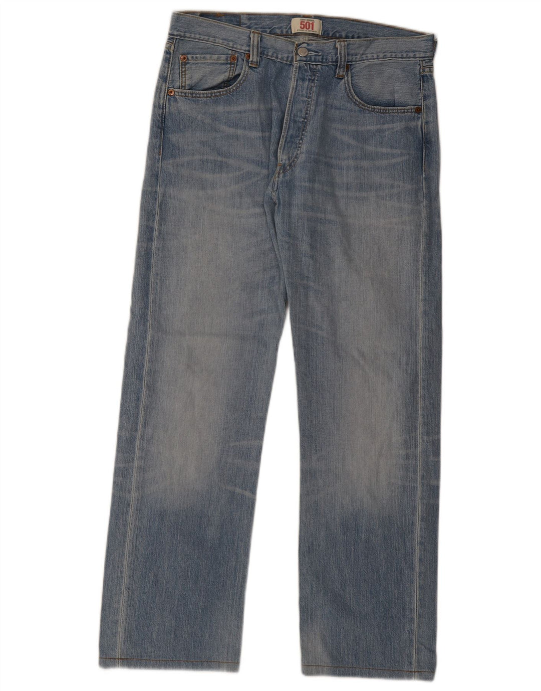 Męskie dżinsy Levi's 501 Straight W34 L30 Niebieskie