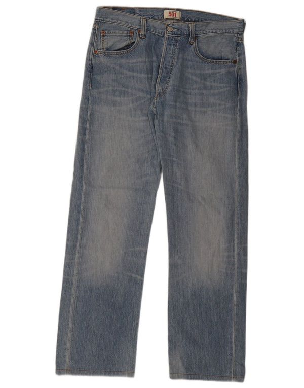 Męskie dżinsy Levi's 501 Straight W34 L30 Niebieskie