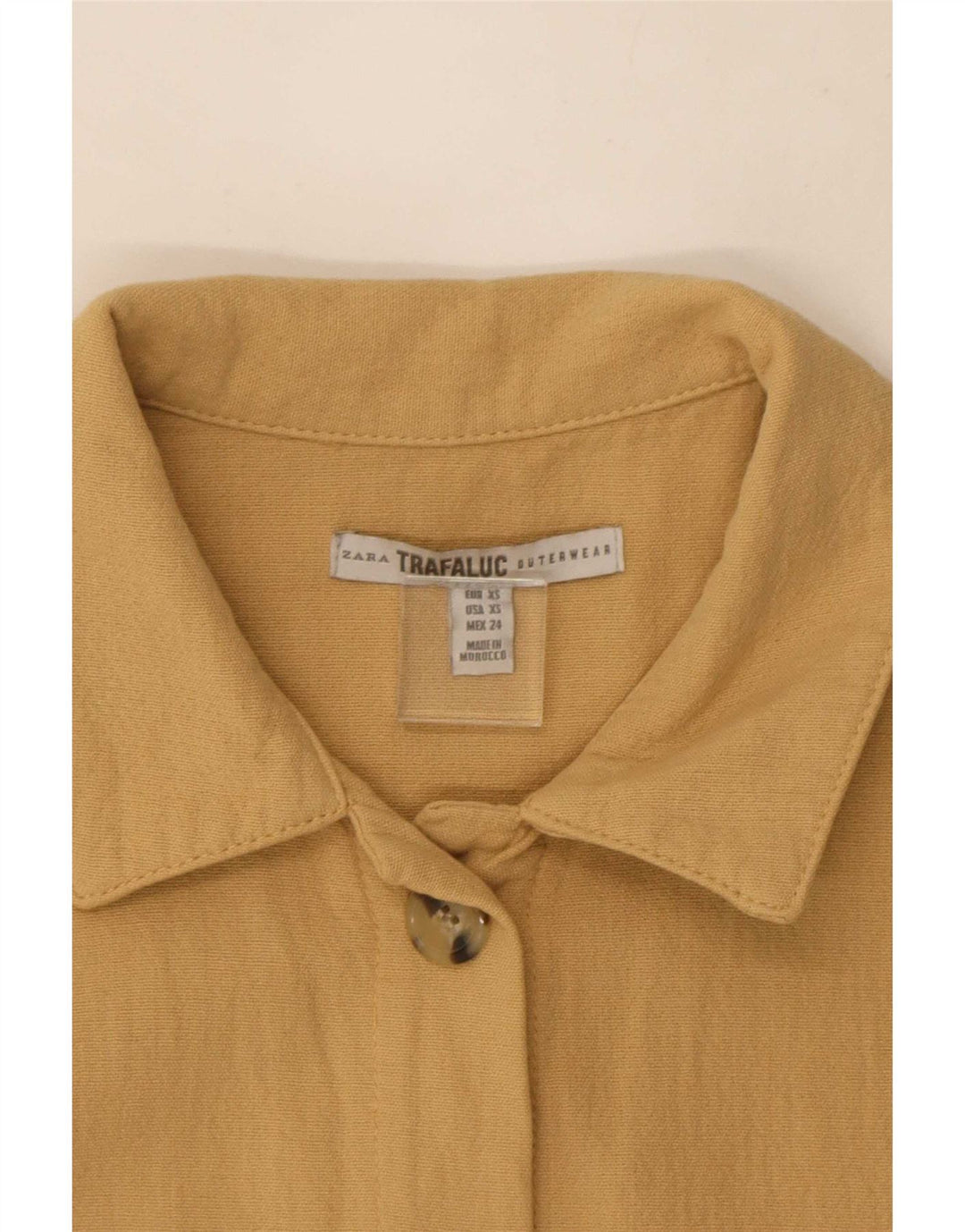 Damski płaszcz oversize Zara UK 6 XS, beżowy