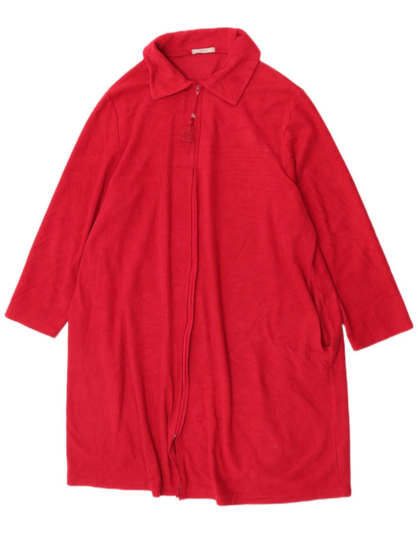 Damska sukienka polarowa Marks & Spencer UK 20/22 2XL Czerwony poliester