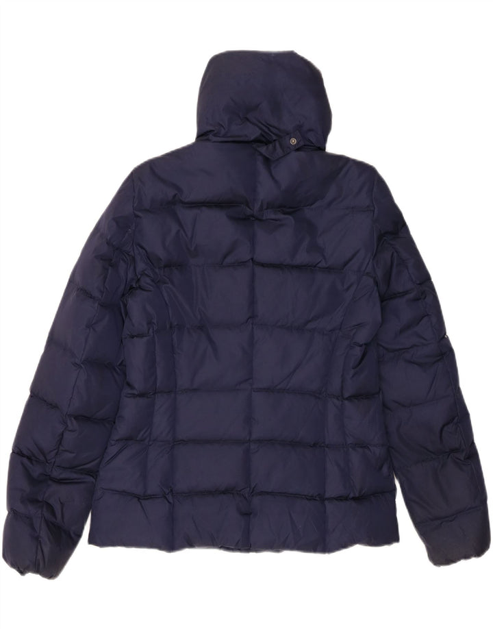 MARINA MILITARE Womens Padded Jacket UK 14 Large Navy Blue Polyamide Vintage Marina Militare and Second-Hand Marina Militare from Messina Hembry 