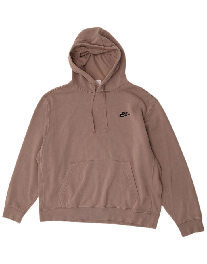 Męska bluza z kapturem Nike XL, szara, bawełniana