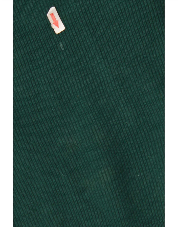Męski sweter Explorer XL z szalowym dekoltem XL, zielona wełna