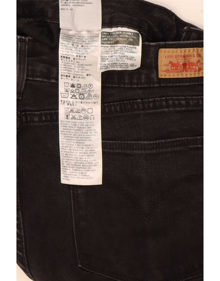 Damskie jeansy Levi's Skinny W32 L32 Czarna bawełna