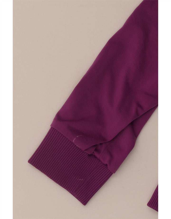 Damska kurtka dresowa Puma UK 10, mały fioletowy, poliester z blokami kolorów