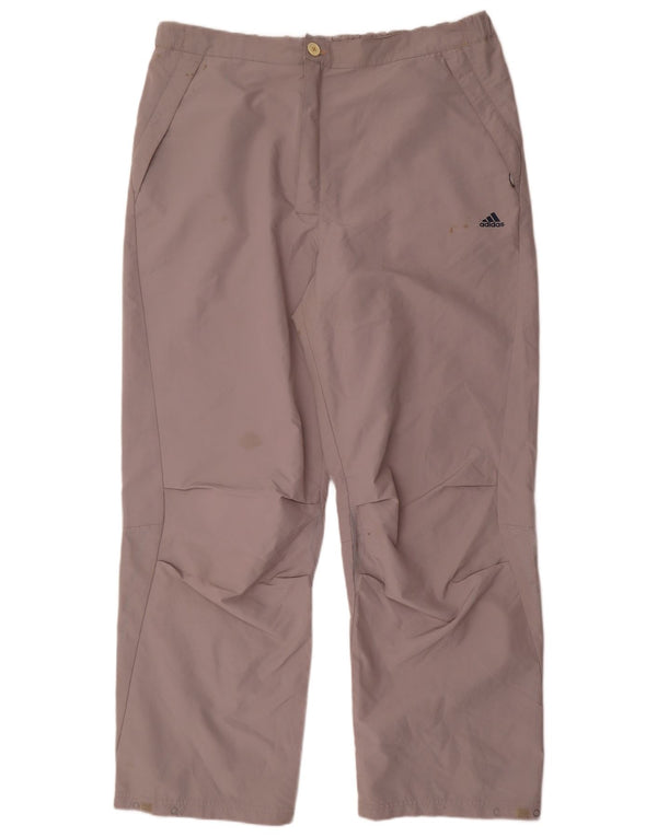 Adidas Męskie Proste Spodnie Chino XL W40 L32 Szary Poliester