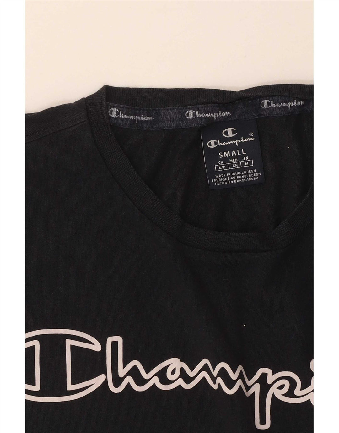 Męski T-shirt Champion z grafiką, mały, granatowy