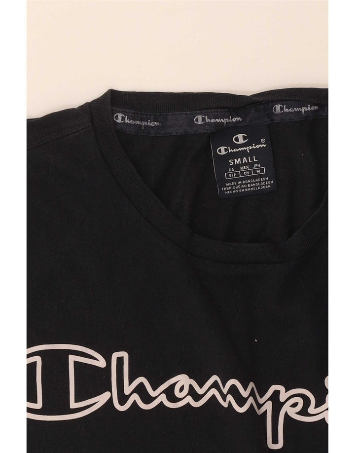 Męski T-shirt Champion z grafiką, mały, granatowy