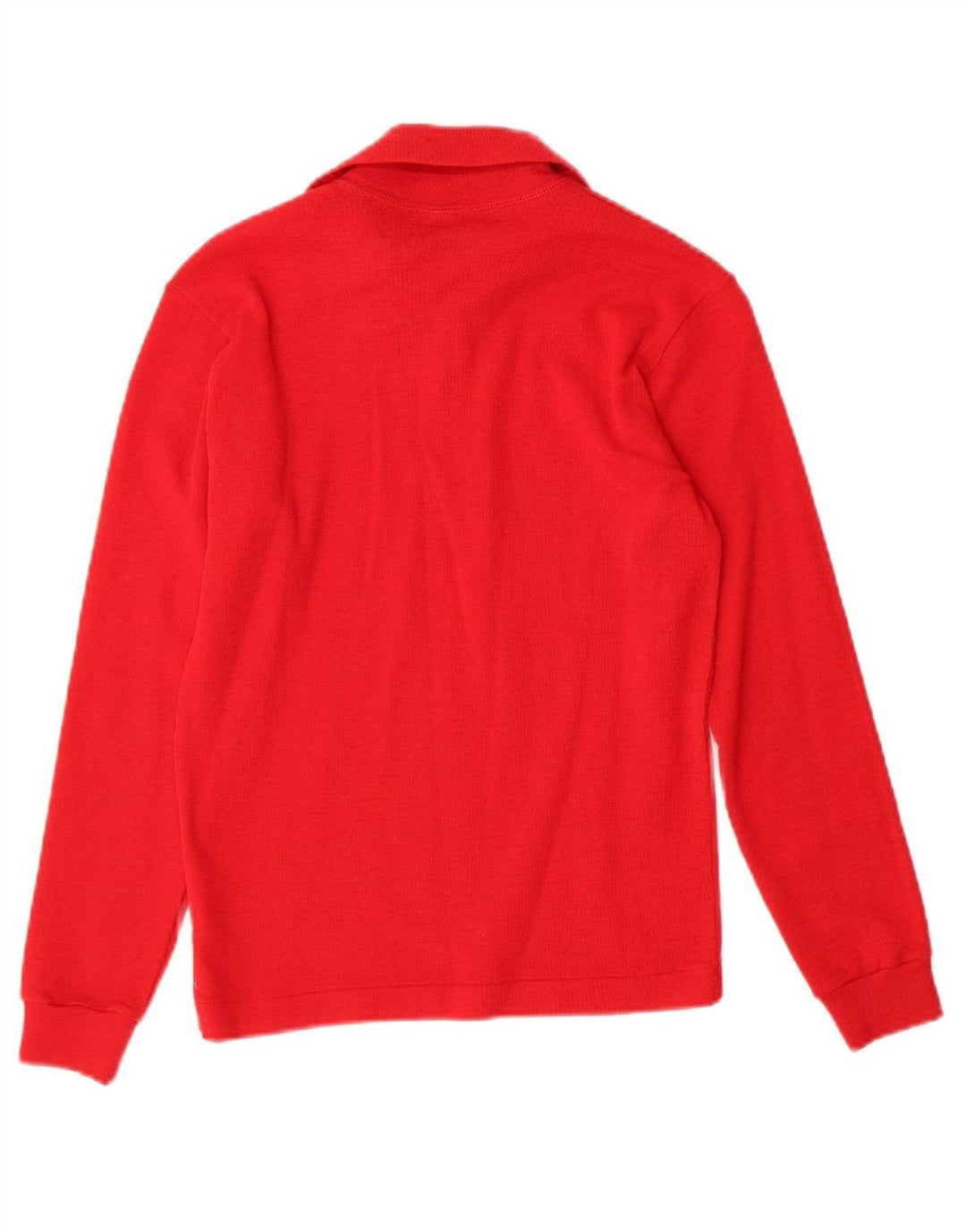 SPORTFUL Womens Zip Neck Jumper Sweater IT 40 Small Red Wool