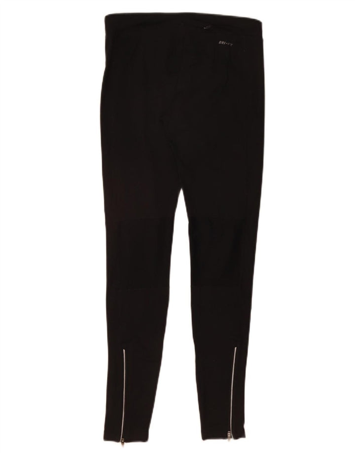Damskie legginsy Nike Dri Fit UK 10, małe, czarne, poliestrowe