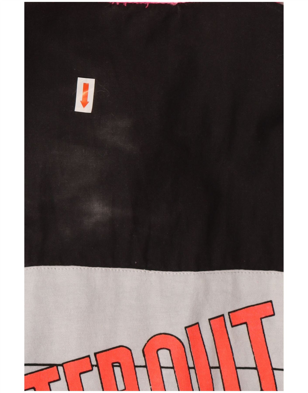 Damska kurtka dresowa VINTAGE z grafiką UK 18 XL w kolorze czarnym