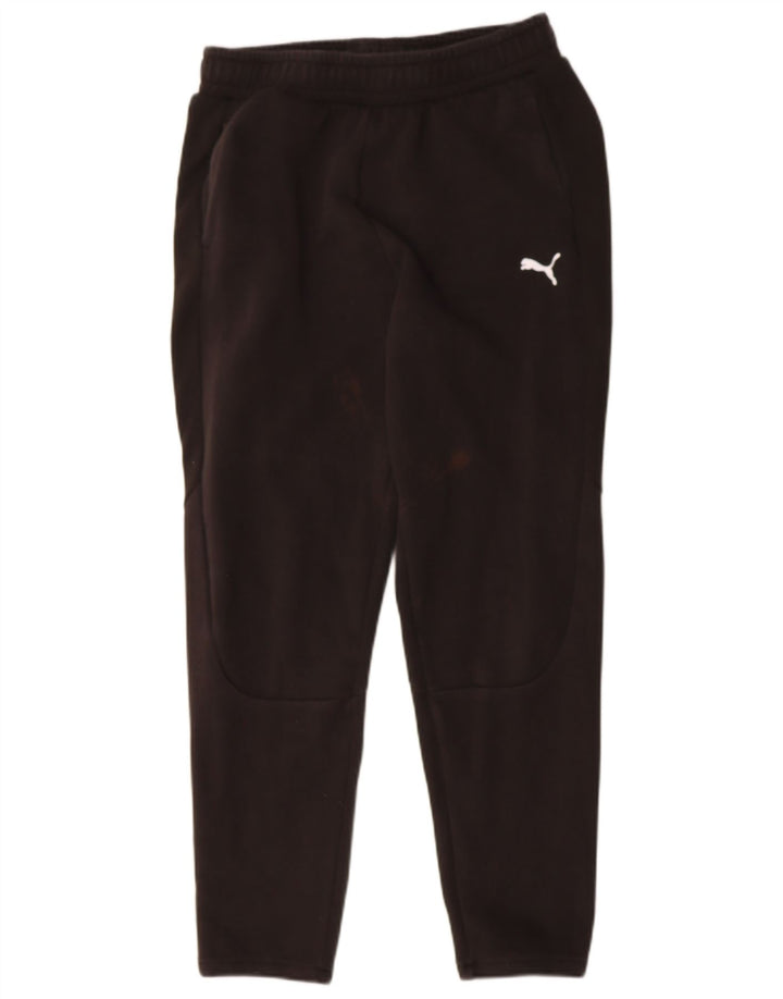PUMA Womens Tracksuit Trousers UK 14 Medium  Black Cotton