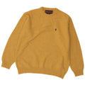 MARLBORO CLASSICS Damski sweter z okrągłym dekoltem UK 16, duży, żółty, wełniany