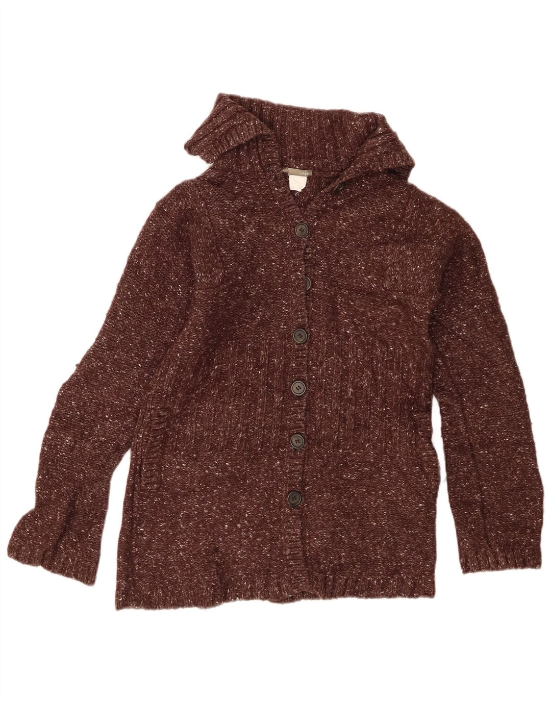 Sweter damski J. CREW UK 8, mały, brązowy, nakrapiany