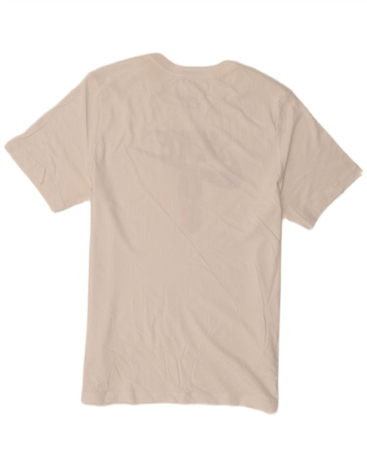 Męski T-shirt z grafiką Nike, duży, biały, bawełniany